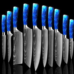 8-inch Chef Knife with Blue...