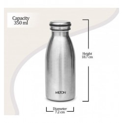 Milton Cameo-350 Stainless Steel Bottle 350ml Silver