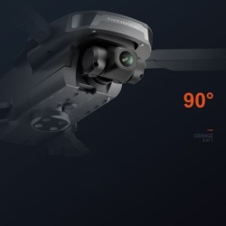 GPS Drone Folding Storage Convenient HD Camera Gimbal Aircraft Dark Grey-Triaxial