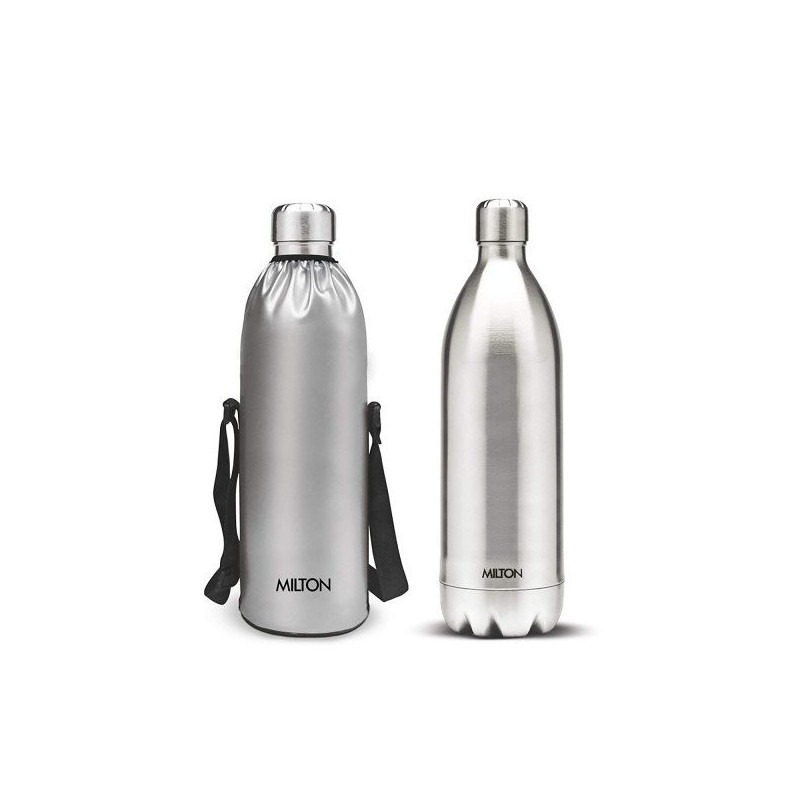Milton duo dlx 1500 thermosteel 24 hours hot and cold water bottle 1.