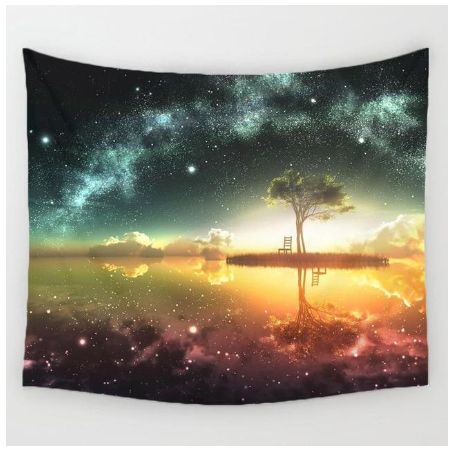 Galactic Vibes Tapestry