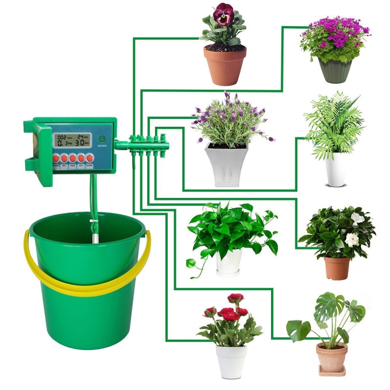 Automatic Micro Home Drip Irrigation Watering Kits System Sprinkler