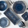 Baroque Dishware Household Bowl Nordic Style Ceramic Set Dishes Petal Tableware Whole Set