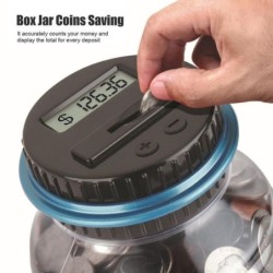 Electronic Digital Counting Coin Money Saving Box