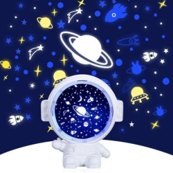 Galaxy Star Projector Starry Sky Night Light Astronaut Lamp Child Kids Baby