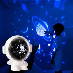 Galaxy Star Projector Starry Sky Night Light Astronaut Lamp Child Kids Baby