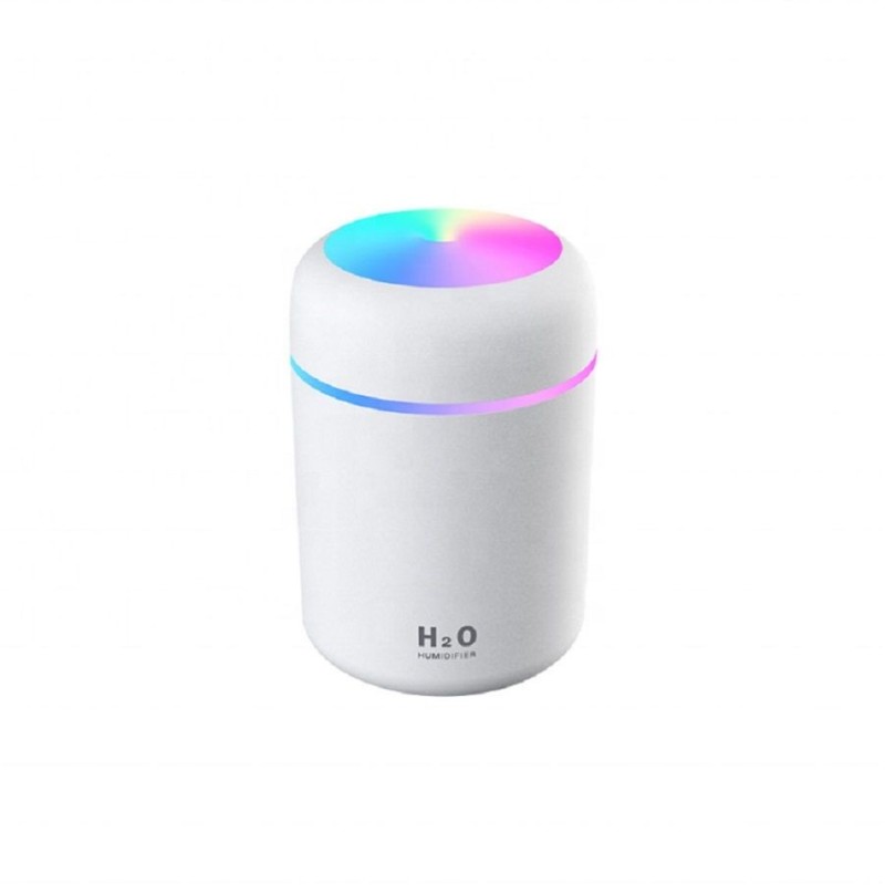 Cool Mist Humidifier, 300ml Mini Portable With Multicolor LED Night Light