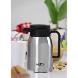 Milton Omega 500 Thermosteel Vacuum Insulated 24 Hours Hot or Cold Carafe 500 ml Silver 100% Leak Proof