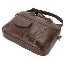 Men's Portable One-shoulder Cross-body Briefcase