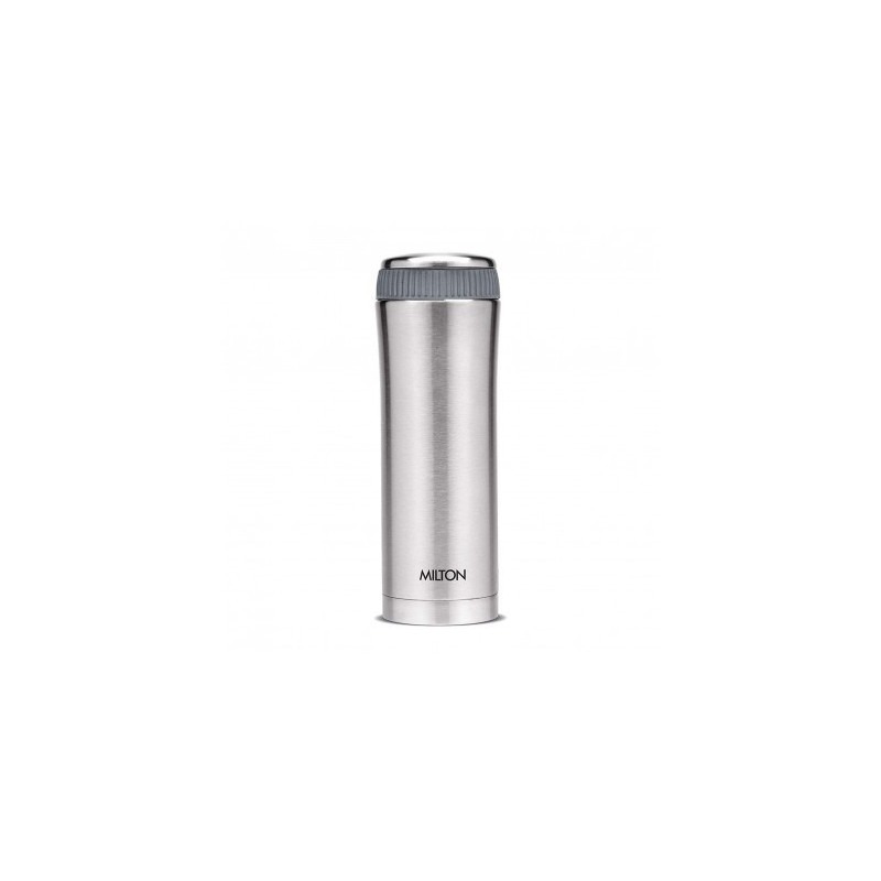 Milton Optima 420 Thermosteel Hot and Cold Flask 420 ml Silver