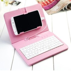 Ultra-Thin Mobile Phone Bluetooth Keyboard Leather Case