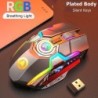 Color Wireless Gaming RGB Rechargeable Mute Button Mouse