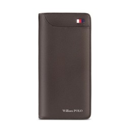Wallet Men's Real Cowhide Long Zipper Handheld Multi-functional