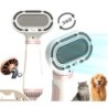 Hot-air Pet Combing And Hair Dryer For Drying Pulling And Removing Hair Combo