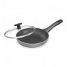 Milton Pro Cook Black Pearl Induction Fry Pan with Glass Lid 28 cm