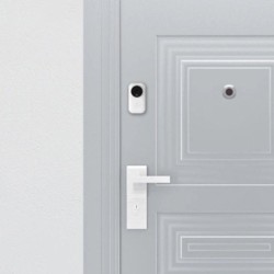 Smart video doorbell (Enhance Home Security with Smart White Video Doorbell & Receiver Set)