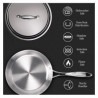 Milton Pro Cook Triply Stainless Steel Fry Pan with Lid 20 cm