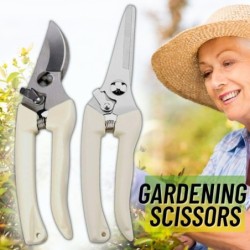 2 Pack Garden Pruning Shears Set Bypass Branch Pruner Straight Blade Scissors US