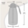 Milton thermosteel carafe classic tea/coffee pot  2000 ml