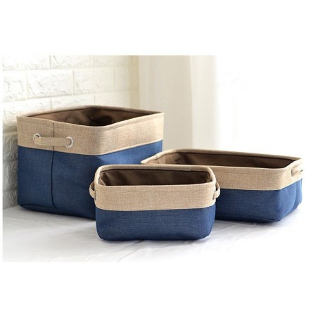 Nordic Fabric Storage Box Without Cover Imitation Cotton
