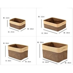 Nordic Fabric Storage Box Without Cover Imitation Cotton