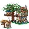 Christmas 4761pcs Forest Tree House Model Building Blocks Figures DIY Assembly