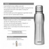 Milton Verve 800 Thermosteel 24 Hours Hot and Cold Water Bottle 750 ml Silver