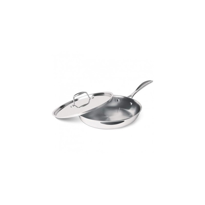 Treo By Milton Triply Stainless Steel Fry Pan With Lid 22 Cm / 1500 M