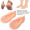 SPAREQUE Silicone Socks Moisturising Gel Socks Foot Anti cracking Protector Foot Care