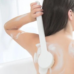 Aphrodite Bath Body Brush with Soft Comfortable Bristles Long Handle Gentle Exfoliation Improve Skin's Dry Brushing