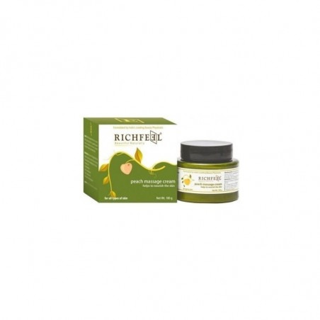 Richfeel peach massage cream prevents skin from a ageing 100gm