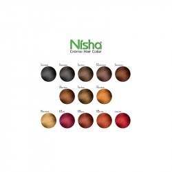 Nisha creme hair colour 3.16 burgundy 60gm+60ml +18ml nisha conditioner with natural herbs 100% grey hair coverage pack of 1