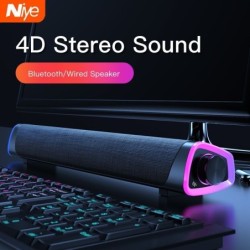 Computer Speaker Bar Stereo Sound subwoofer Bluetooth For PC Music Loudspeaker