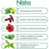Nisha natural henna based natural black hair color powder 10gm pack of 10 black hair dye natural henna