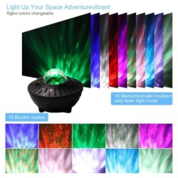 led bluetooth music projector light