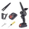 Mini 6 Inch Electric Chain Saw Cordless Chainsaw Felling Tree Felling Household