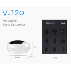 Wall-mounted automatic soap dispenser