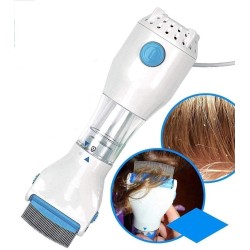 SK RAYAN Electrical Chemical Free Head Lice Removal Comb Head Nits Capture Comb White Color
