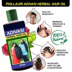 Adivasi hair oil original Adivasi herbal hair oil for hair growth Hair Fall Control For women and men 100 ml