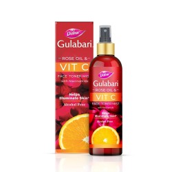 Dabur Gulabari Rose Oil & Vitamin C Face Toner Mist with Niacinamide 200ml