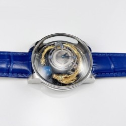 Quartz Sapphire Round Celestial Watch