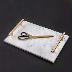 Marble Dessert Pastry Tray Display Tray Jewelry Storage Tray Tray Storage Tray