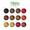 Nisha cream hair color with rich bright long lasting shine hair color no ammonia cream120gm chocolate brown 3.5 pack of 1