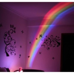 Novelty LED Romantic Sky Rainbow Colorful Projection Night Light