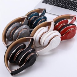 Head-mounted sports wireless folding headphones
