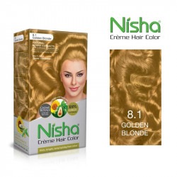 Nisha creme hair color pack of 2 golden blonde