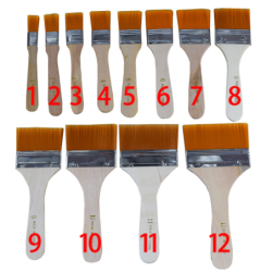 Nylon board brush home improvement paint brush wooden handle tool brush oil