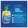 Yutika naturals complete protection instant hand sanitizer of germs without water sticky safe enriched with neem 200ml pack of 2
