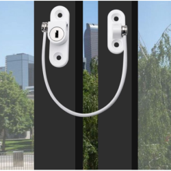Window Security Chain Lock Window Cable Lock Restrictor Multifunctional Window