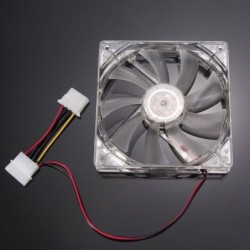 PC cooling fan Quad 4 LED Light 120mm PC Computer Case Mod Easy Installed Fan 12V
